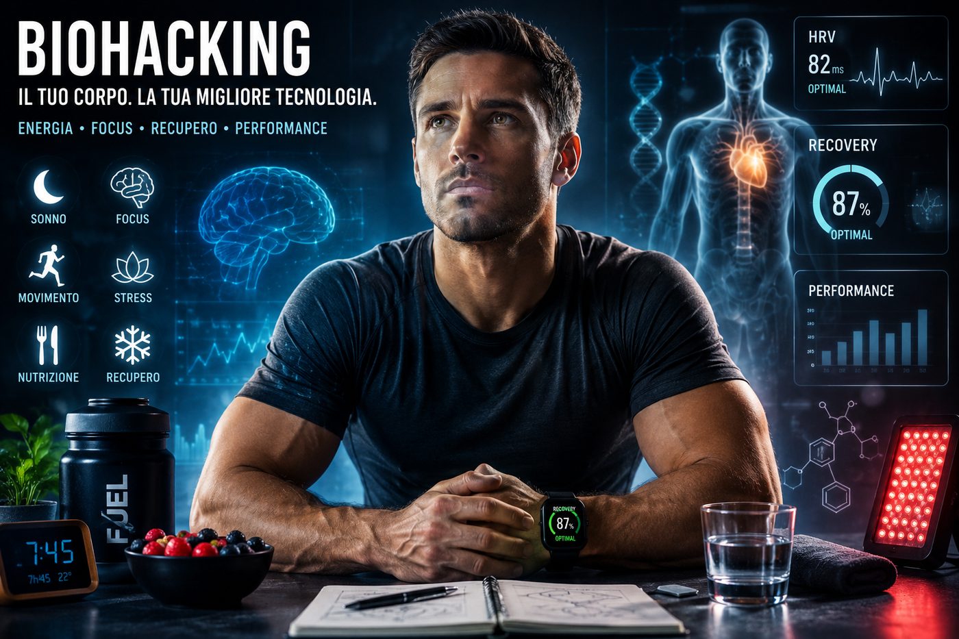 Cos’è il Biohacking? La guida per migliorare energia, sonno e performance