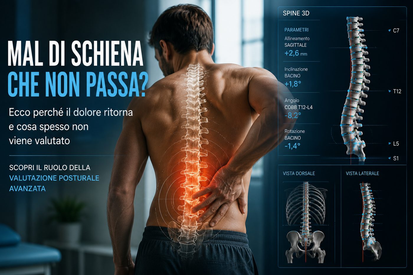 Mal di Schiena e Valutazione Posturale Strumentale | Postura 360°